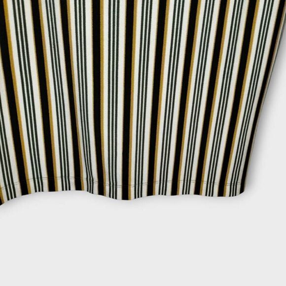 Violet Weekend‎ Womens Dress Sz Medium Navy Knit Stripes Color Block Classicore - Picture 7 of 10